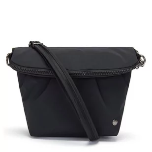 Torebka damska antykradzieżowa Pacsafe Citysafe CX Convertible Crossbody Econyl czarny - Torby podróżne - miniaturka - grafika 1