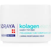Kremy do twarzy - Soraya Cederroth Kolagen & Elastyna pielęgnacyjny krem nawilżający na dzień i noc 50 ml - miniaturka - grafika 1