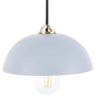 Lampy sufitowe - Beliani Lampa wisząca jasnoniebieska ESERA - miniaturka - grafika 1