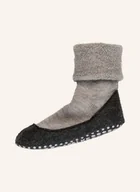 Skarpetki damskie - Falke Skarpety Antypoślizgowe Cosyshoe Z Wełny Merino grau - miniaturka - grafika 1
