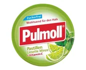 Cukierki - Pulmoll Pastylki Bez Cukru O Smaku Limonki I Mięty 45G - miniaturka - grafika 1