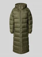 Płaszcze damskie - Płaszcz pikowany z kapturem - miniaturka - grafika 1