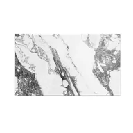 Deski do krojenia - Szklana deska kuchenna HOMEPRINT Biało-czarny marmur 60x52 cm - miniaturka - grafika 1