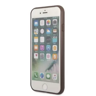 Guess GUHCI84GMGBR iPhone 7/8/SE 2020/2022 brązowy/brown hardcase 4G Big Metal Logo - Etui i futerały do telefonów - miniaturka - grafika 5