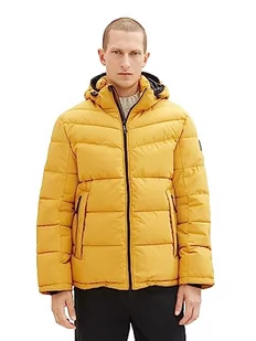 TOM TAILOR Męska kurtka puchowa z kapturem, 10533-złota obudowa, 3XL - Kurtki męskie - miniaturka - grafika 1