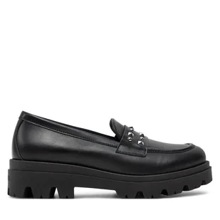 Loafersy TWINSET Mocassino 242GCJ024 Czarny - Półbuty damskie - miniaturka - grafika 1
