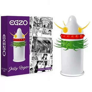 Inny Producent Prezerwatywy Condom Egzo Jolly Roger - Prezerwatywy - miniaturka - grafika 1