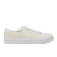 Trampki damskie - Buty Trampki Lee Cooper LCW-25-31-3422LA biała koronka białe - miniaturka - grafika 1