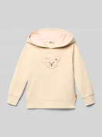 Bluzy dla dziewczynek - Bluza z kapturem z mieszanki bawełny - miniaturka - grafika 1