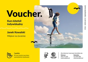 Kurs KITE FOIL indywidualnie w szkole Kite.pl - voucher prezentowy - Vouchery - miniaturka - grafika 1