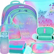 Plecaki szkolne i tornistry - Tornister Plecak Szkolny Dla Dziewczynki Kot Kotek Do 13 Klasy - miniaturka - grafika 1