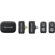 Mikrofony komputerowe - System bezprzewodowy HOLLYLAND Lark A1 Combo Szary - miniaturka - grafika 1