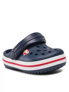 Crocs Klapki Crocband Clog T 207005 Granatowy - Buty dla chłopców - miniaturka - grafika 1