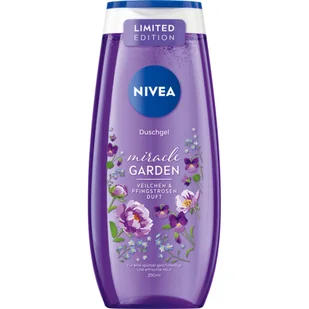 Nivea Miracle Garden Veilchen & Pfingstrosen Żel pod Prysznic 250 ml - Żele pod prysznic dla mężczyzn - miniaturka - grafika 1