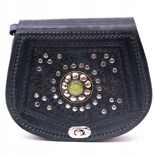 Torebka Damska Listonoszka Na Ramię Skórzana Orientalna Etniczna Z Maroko - Torebki damskie Torebka Damska Listonoszka Na Ramię Skórzana Orientalna Etniczna Z Maroko - Torebki damskie - miniaturka - grafika 1