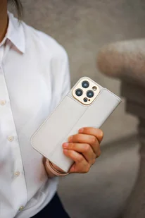 Moshi Overture MagSafe - Skórzane etui 3w1 z klapką iPhone 14 Pro Max (Black) - Etui i futerały do telefonów - miniaturka - grafika 3