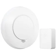 Czujniki czadu, dymu, gazu - Inteligentny czujnik dymu WiFi Meross GS559AH (HomeKit) (Zestaw początkowy) - miniaturka - grafika 1