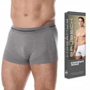 Bokserki męskie WEŁNIANE BRUBECK BX10430 - XXL - Majtki męskie - miniaturka - grafika 1