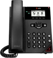 Telefonia VoIP - POLY 2-liniowy telefon IP VVX 150 z obsługą zasilania PoE - miniaturka - grafika 1