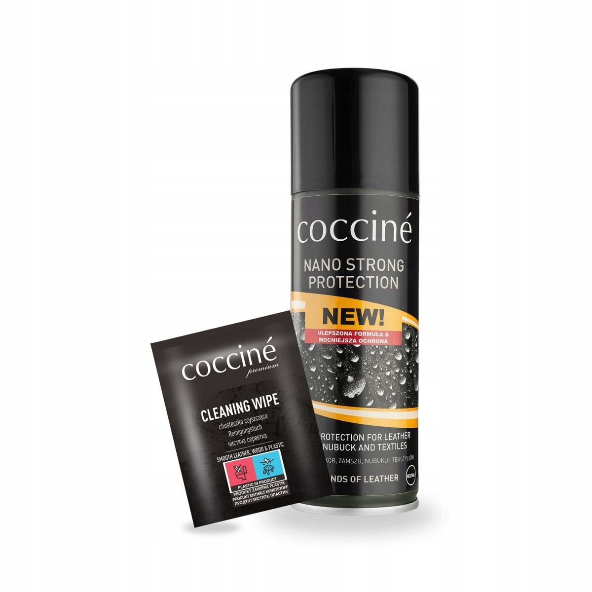Impregnat Nano Strong Protection do Butów i Chusteczka Coccine Zestaw 2w1