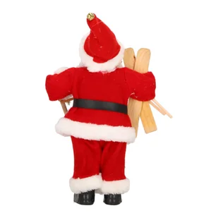 Mikołaj pluszowy czerwony 30 cm - Ozdoby bożonarodzeniowe - miniaturka - grafika 6