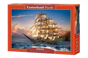 Castorland 1500 ELEMENTÓW Żegluga o Zmierzchu PC-151431 - Puzzle - miniaturka - grafika 1