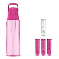 Butelki filtrujące - Butelka filtrująca Dafi SOLID 0,7 flamingowa barwiona z 4 filtrami - miniaturka - grafika 1
