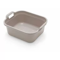 Miski i półmiski - Jasnoszara plastikowa miska z rączkami Addis, 39x32x14 cm - miniaturka - grafika 1