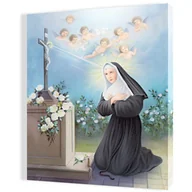 Ikony i obrazy sakralne - Obraz religijny na płótnie Święta Rita - miniaturka - grafika 1