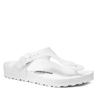 Klapki i japonki damskie - Birkenstock Japonki Gizeh 0128221 White - miniaturka - grafika 1