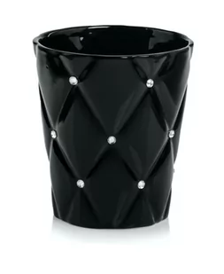 Osłonka doniczka czarna wazon glamour H15 DEcodomi - Donice - miniaturka - grafika 1