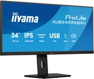 Monitory - iiyama ProLite 34" XUB3493WQSU-B6 - miniaturka - grafika 1