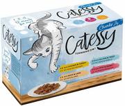 Mokra karma dla kotów - Mieszany zestaw Catessy, kawałeczki w galarecie - 60 x 100 g, 4 smaki - miniaturka - grafika 1