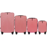 Walizki - Komplet 4 WALIZEK Wings SWAN DIRTY PINK - miniaturka - grafika 1