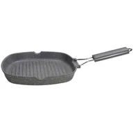 Patelnie - TOGNANA Patelnia grillowa TOGNANA Pure Roq 24 cm - miniaturka - grafika 1