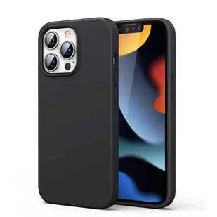 Ugreen Protective Silicone Case gumowe elastyczne silikonowe etui pokrowiec iPhone 13 Pro czarny - Etui i futerały do telefonów - miniaturka - grafika 1