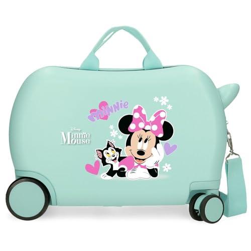 Joumma Disney Minnie & Figaro Walizka dziecięca niebieska 45 x 31 x 20 cm sztywny ABS 24,6 l 1,8 kg 4 koła bagaż podręczny, Niebieski, walizka dziecięca