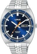 Zegarki męskie - Lorus Automatyczny zegarek RL441BX9, niebieski - miniaturka - grafika 1