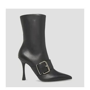 Botki damskie skórzane Steve Madden Banter Bootie SM11002605-017 37 23 cm Czarne (8720857117660). Botki damskie - Botki damskie - miniaturka - grafika 1