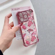 Etui i futerały do telefonów - TEMU Etui na telefon z kreskówkowym żółwiem, kompatybilne dla iPhone 17 16 15 14 11 Pro Max XR XSMAX 8 7 Plus, przezroczyste miękkie etui - miniaturka - grafika 1
