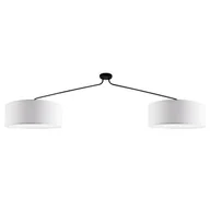 Lampy stojące - Sufitowa lampa Lamego 5195 Shilo do salonu owalna metalowa biały - miniaturka - grafika 1