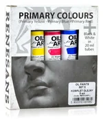 Farby i media malarskie - Zestaw farb olejnych Renesans 5x20ml Olej for Art - miniaturka - grafika 1