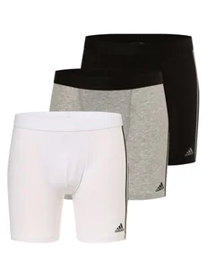 adidas Performance Obcisłe bokserki pakowane po 3 szt. Mężczyźni Bawełna szary|czarny|biały|wielokolorowy marmurkowy, S - Majtki męskie - miniaturka - grafika 1