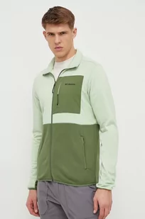 Columbia bluza sportowa Columbia Hike kolor zielony wzorzysta - Bluzy męskie - miniaturka - grafika 1