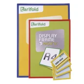 Systemy ekspozycyjne i znaki informacyjne - Tarifold Ramka magnetyczna A4 (5 szt.), niebieska F194831 - miniaturka - grafika 1