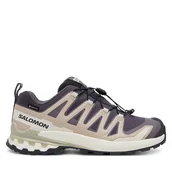 Buty sportowe damskie - Buty do biegania Salomon Xa Pro 3D V9 Gore-Tex L47744700 Fioletowy - miniaturka - grafika 1