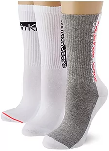 Calvin Klein Damskie skarpety Athleisure 2 (3 sztuki), biały, rozmiar uniwersalny - Skarpetki damskie - miniaturka - grafika 1