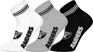 Kimona, stroje i obuwie - NFL Unisex Las Vegas Raiders skarpety sportowe, 3 sztuki w opakowaniu - miniaturka - grafika 1