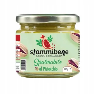 Stammibene Pistacchio włoski krem pistacjowy 190g - Słodkie kremy i masła - miniaturka - grafika 1