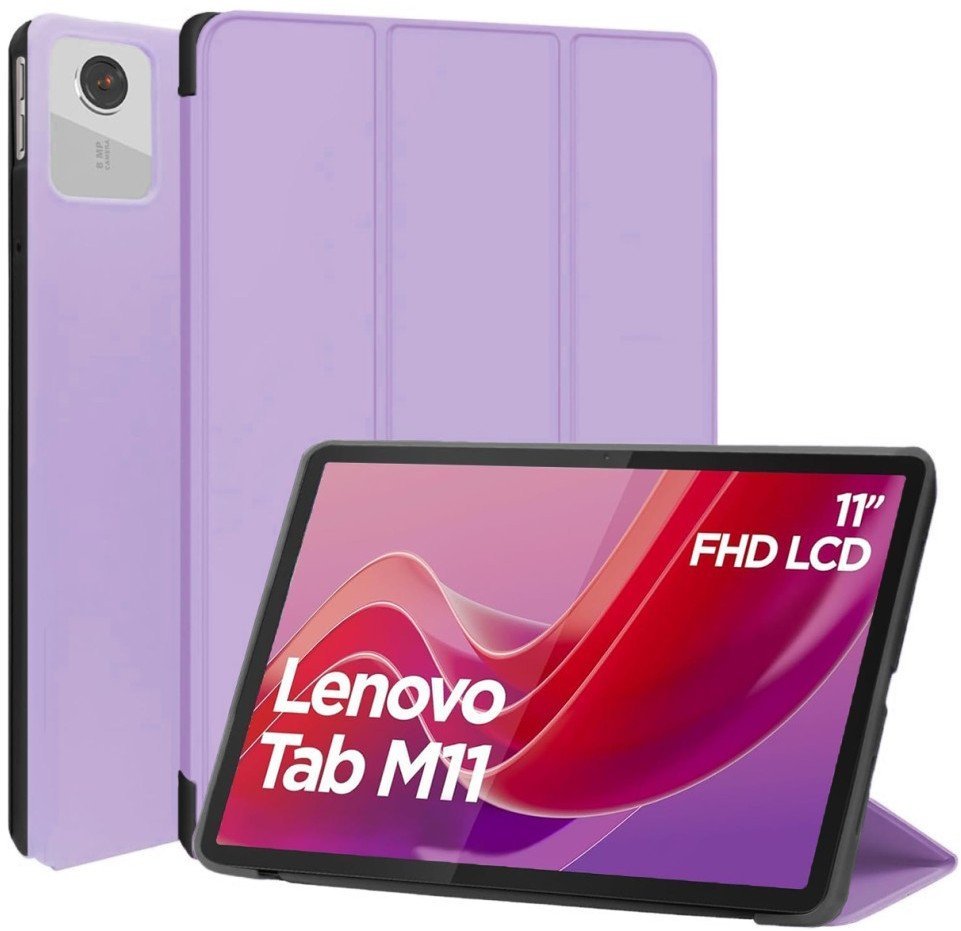 Etui z klapką Supero do Lenovo Tab M11 / K11E TB-330FU/TB-330XU/TB-331FC, fioletowe 5903814673024
